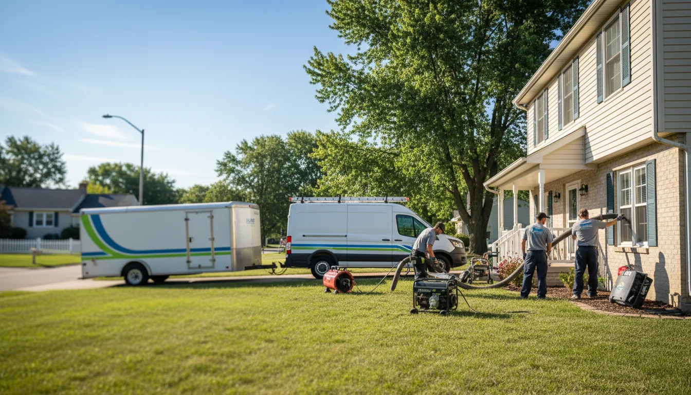 Flooded Basement Restoration And Cleanup With Repair in Center Junction, IA near me